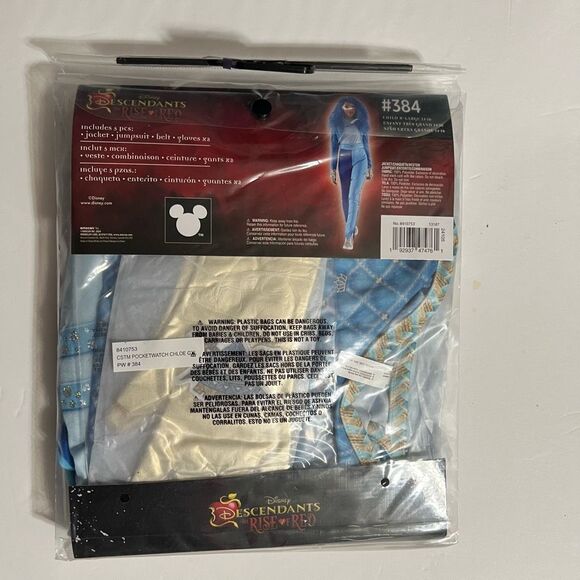 NWT DISNEY Descendants 4 The Rise of Red Chloe Costume Girls XL 14-16 NIP Hallow - Picture 10 of 15